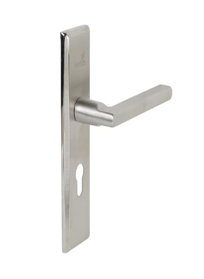 Hettich ProLock Combo Lever Main Door Safety Lock, (Both Side Movable) Mortise Door Lock Handle Set with 3 Brass Key for Home,Office,Hotel | Satin Stainless Steel Finish | 5 Years Warranty - Image 1